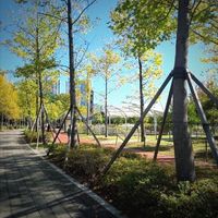 부산시민공원 흔적극장 즉석사진